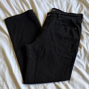 Levi's Black Straight Leg Jeans